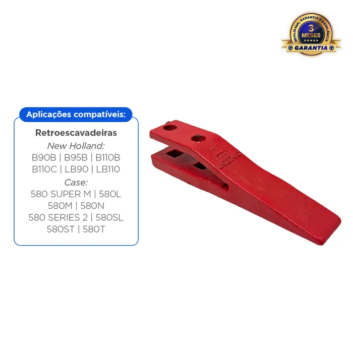 75238350 / Dente Unha Ponta Caçamba Aplicável New Holland/Case