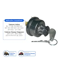 82296900 / Chave De Ignição Aplicável Tratores Valtra / Massey - imagem 4