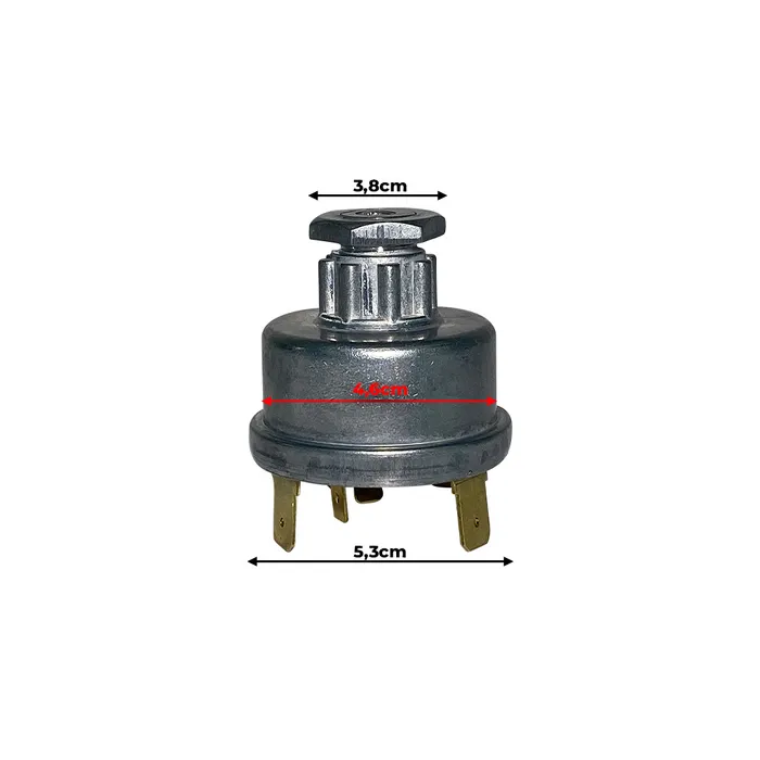 82296900 / Chave De Ignição Aplicável Tratores Valtra / Massey