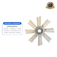 84014798 / Hélice Do Motor 8 Pás Aplicável Colheitadeira New Holland - imagem 2