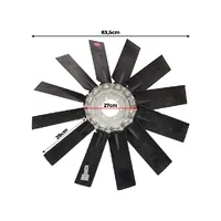 84014798 / Hélice Do Motor 12 Pás Aplicável Colheitadeiras New Holland - imagem 3