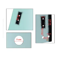 8433922 / Vidro Superior Traseiro Porta Direita Aplicável Case 580N  - imagem 3