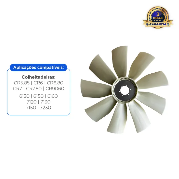 84444510 / Hélice Do Radiador Aplicável Colheitadeira New Holland