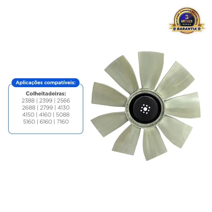 87313617 | Hélice Ventilador Radiador Aplicável Colheitadeiras Case