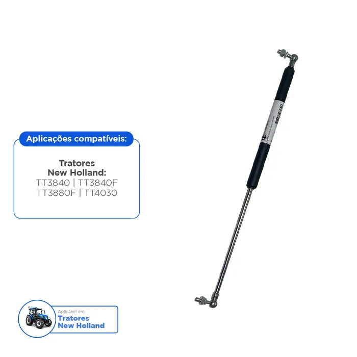 87604580 | Amortecedor Capô Aplicável Tratores New Holland