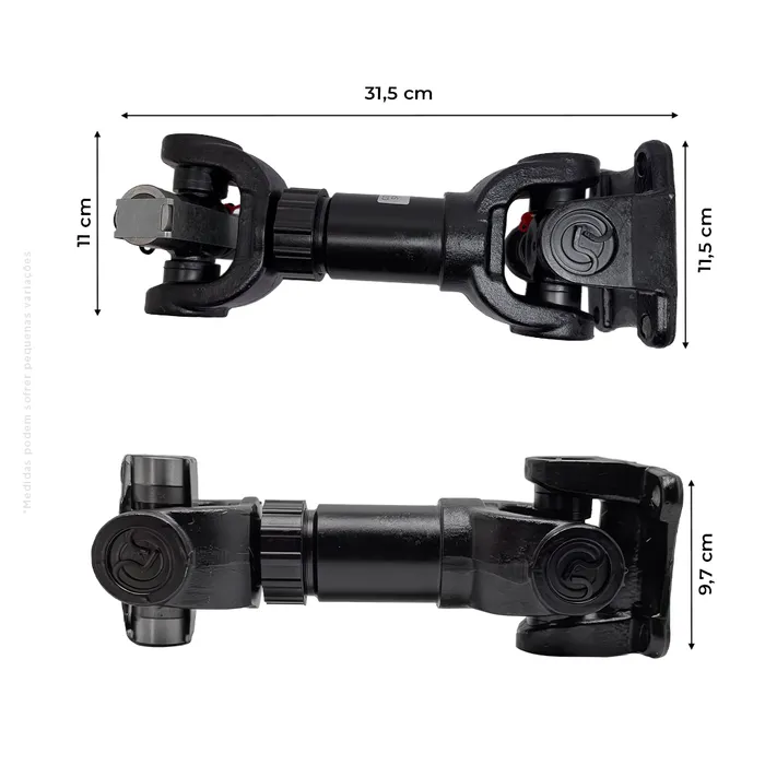 Eixo Cardan Traseiro Aplicável Retroescavadeira JCB - 91460187