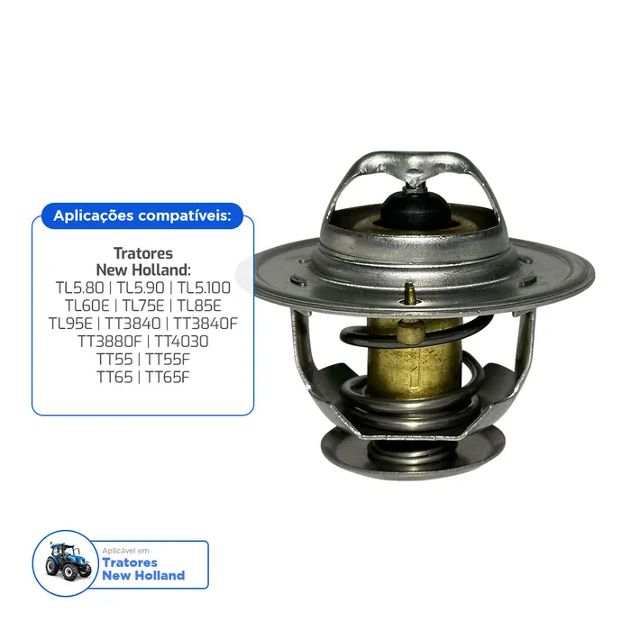 98463638 / Válvula Termostática Aplicável New Holland TT/TL