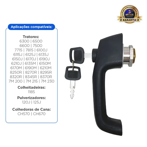 Maçaneta Da Porta Aplicável Máquinas John Deere - AL113174