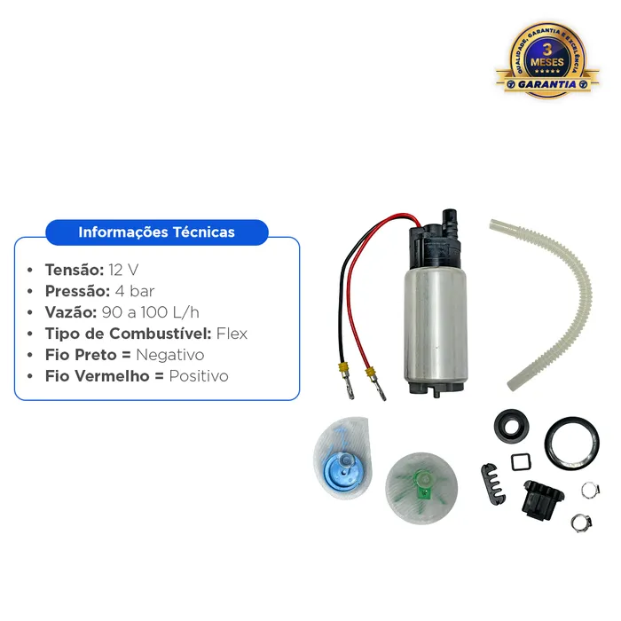 GI3121 | Bomba Combustível Refil Aplicável Flex