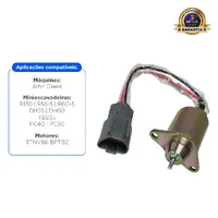 119233-77931 | Solenoide de Parada 12V Aplicável Yanmar - imagem 2