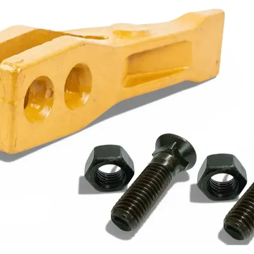 KIt 01 Dente Central  e 02 Parafusos E Porcas Aplicável Retroescavadeira JCB 