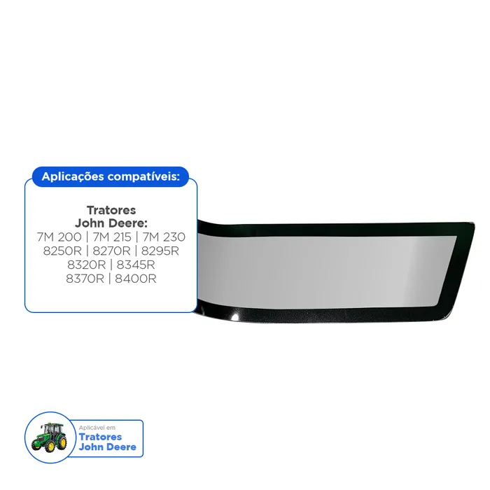 RE331646 / Lente Farol Dianteiro Esquerdo Aplicável Trator John Deere