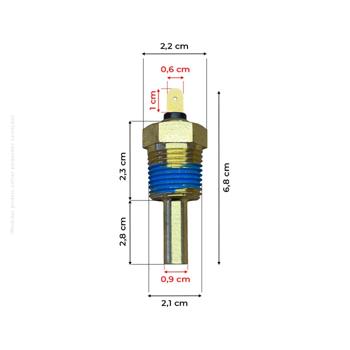 RE515494 | Sensor de Temperatura da Água Aplicável John Deere