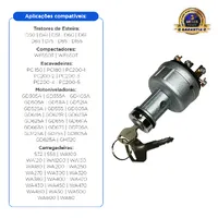 0808610000 / Chave De Ignição Komatsu - imagem 2