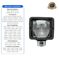 11170010 / Farol Quadrado Volvo - imagem 2
