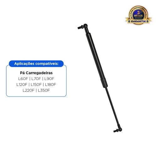 Amortecedor Da Porta Aplicável Pá Carregadeira Volvo - 11444006