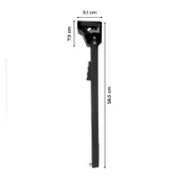 123/02450 / 12302450 - Puxador Interno Da Porta Retroescavadeira JCB - imagem 3