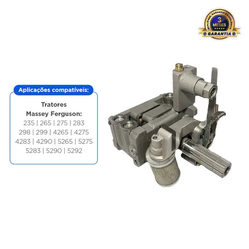 Bomba Do Hidráulico Estria Fina Aplicável Trator Massey 275/283/4275 - 1490361