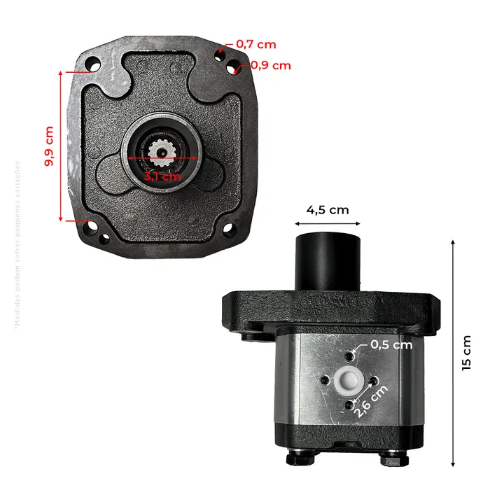 157490 / Bomba Hidráulica Simples Aplicável Trator Valtra/Valmet