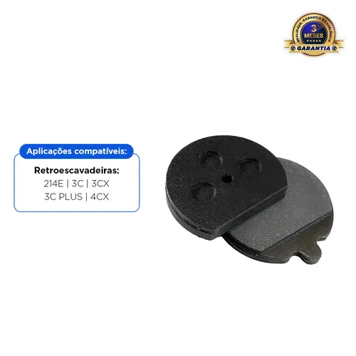 Kit De Pastilhas De Freio Aplicável Retroescavadeira JCB - 15/920103