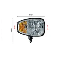 17286452 / Farol Dianteiro Esquerdo Aplicável Pás Carregadeira Volvo - imagem 3