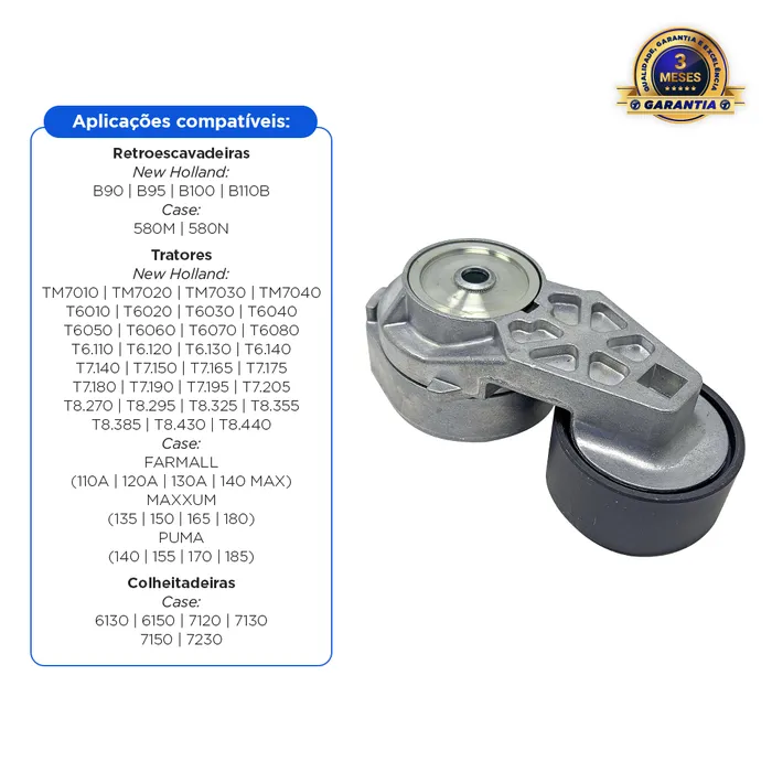 2852161 / Tensor Esticador Da Correia Retroescavadeira New Holland