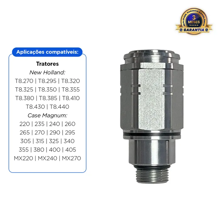 298291A1 / Engate Rápido Fêmea Aplicável Trator New Holland/Case