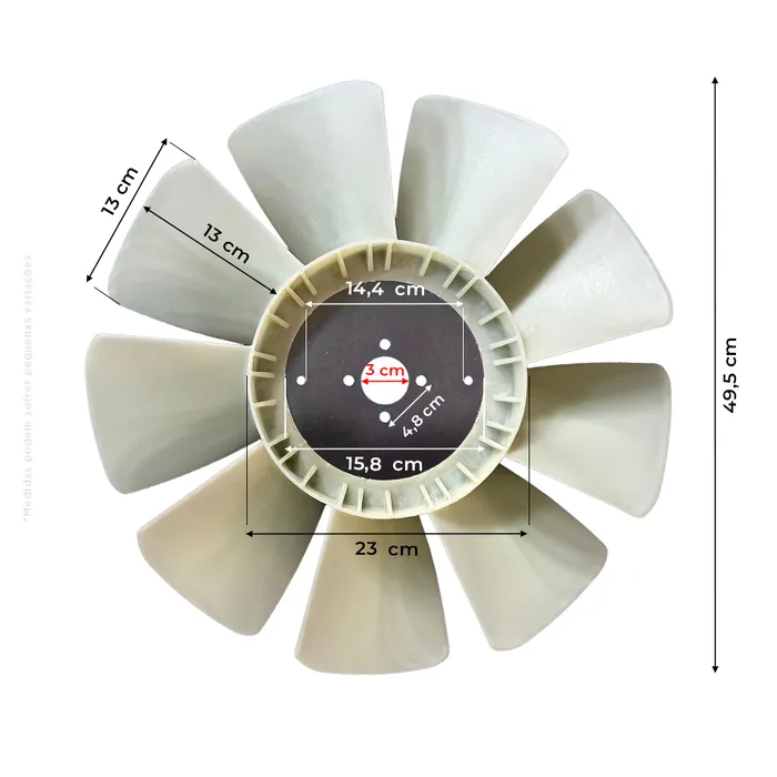 30925526 / Hélice Do Motor Retroescavadeira JCB