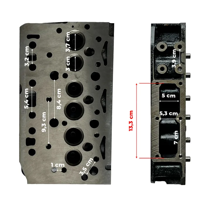 Cabeçote Do Motor Injeção Indireta Aplicável Trator Massey Ferguson - 315296