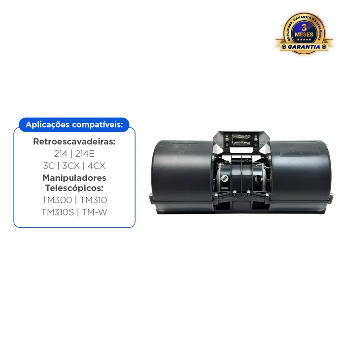 332C4284 / Motor Do Ventilador 12V Aplicável Retroescavadeira JCB