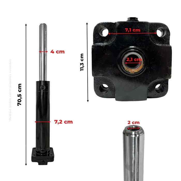 34054800 / Cilindro De Direção Tração Carraro Aplicável Trator Valtra