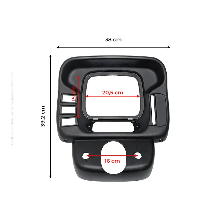Moldura De Plástica Painel Aplicável Trator New Holland - 47787116