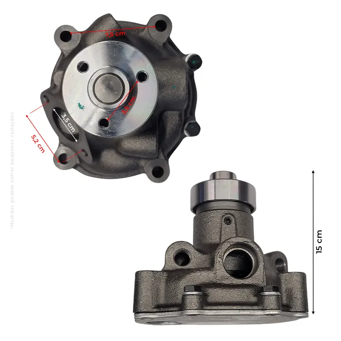 504065104 / Bomba Dágua Aplicável Tratores Case Farmall