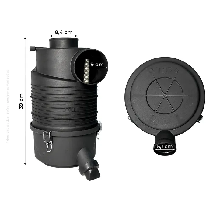 5150017 | Carcaça Filtro Ar Aplicável New Holland Ford