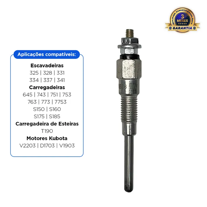 6655233 / Vela Aquecedora Ignição Aplicável Bobcat
