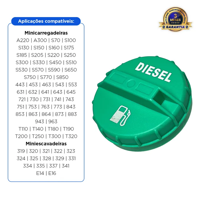 6661114 / Tampa Do Tanque De Diesel BobCat