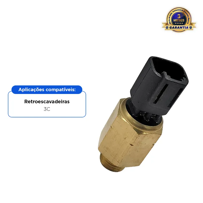 70180363 / Sensor de Temperatura Transmissão Aplicável JCB