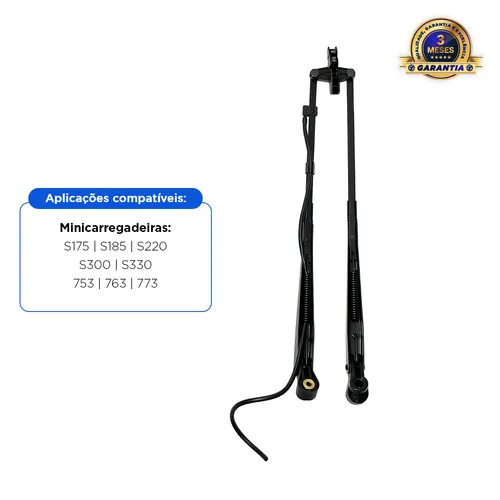 Braço Limpador Para-brisa Aplicável Minicarregadeira Bobcat - 7188371 