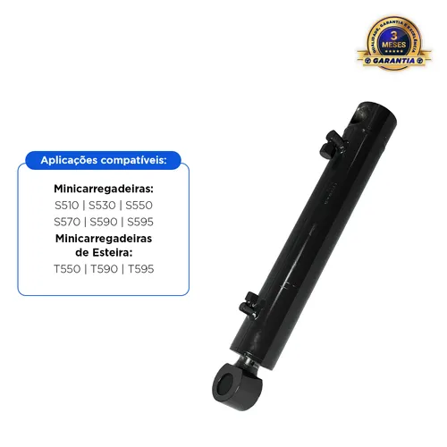 Cilindro Hidráulico Aplicável Minicarregadeira Bobcat - 7338638