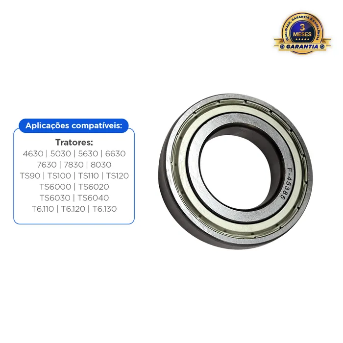 73403513 / Rolamento Esferas Transmissão Aplicável New Holland