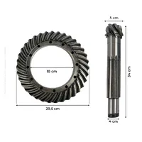 Coroa Pinhão Diferencial Aplicável Trator Valmet - 80495500 - imagem 3
