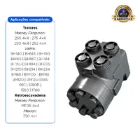 81180300 / Setor Orbitrol De Direção Hidráulica Trator Valtra - imagem 2