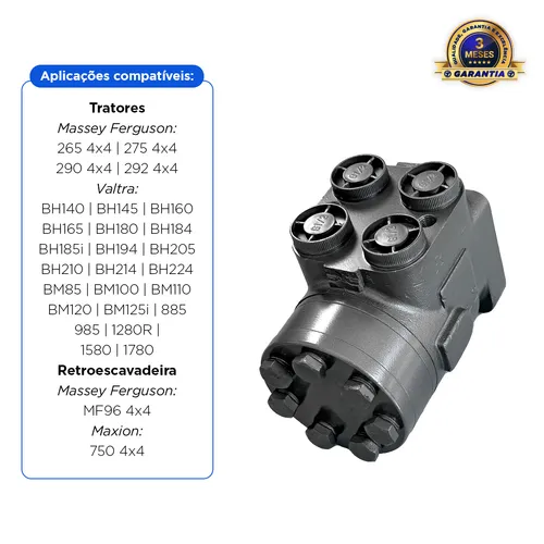 Setor Orbitrol De Direção Hidráulica Aplicável Trator Valtra - 81180300