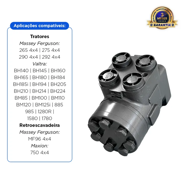 81180300 / Setor Orbitrol De Direção Hidráulica Trator Valtra