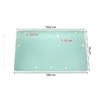 81476200 / Vidro Traseiro Da Janela Vigia Aplicável Trator Valtra - imagem 3