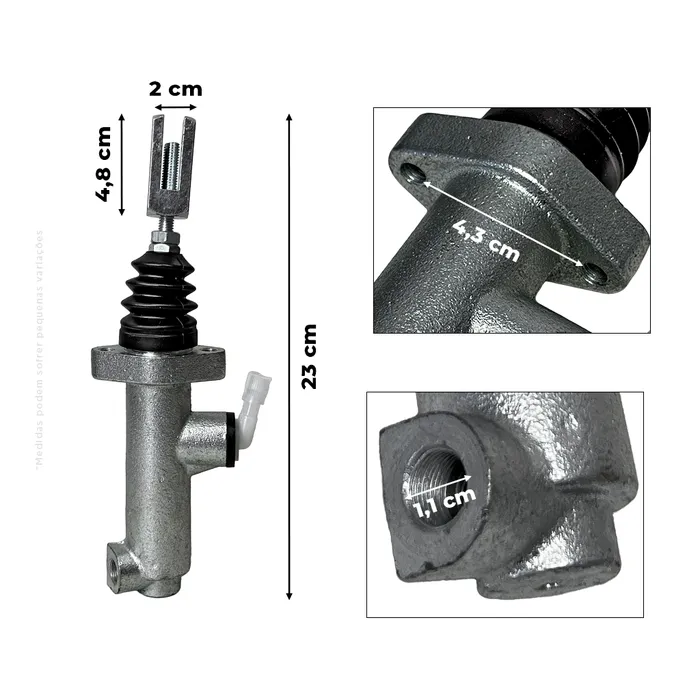 Cilindro Mestre Da Embreagem Aplicável Trator New Holland - 82008704