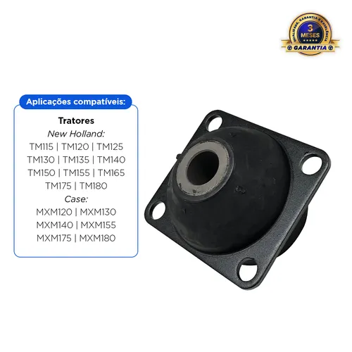 Coxim Da Cabine Aplicável Trator Case / New Holland - 82021655