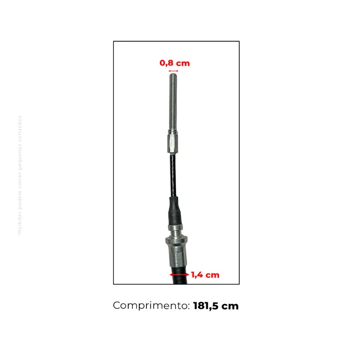 82027283 / Cabo Do Freio De Mão Trator Case / New Holland