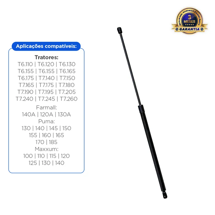 82036570 / Amortecedor Do Capô Aplicável Trator New Holland Case