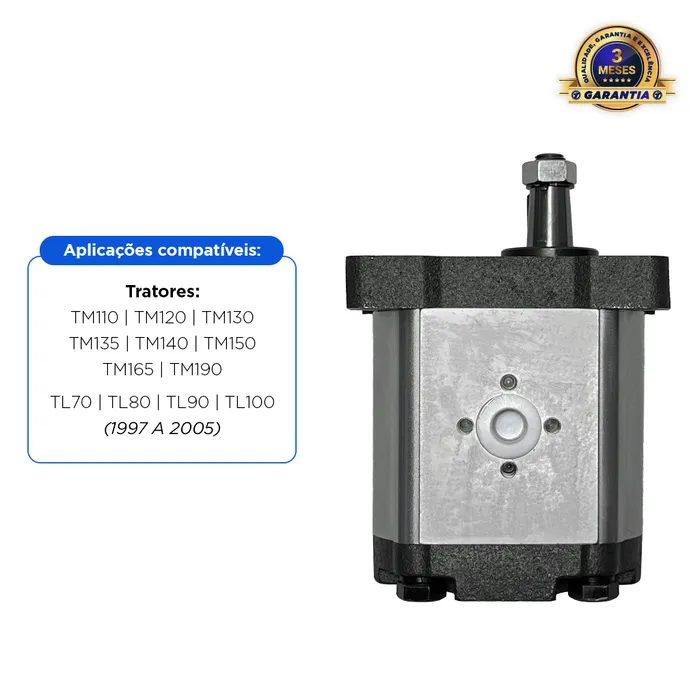 82991189 / Bomba Hidráulica Aplicável Trator New Holland